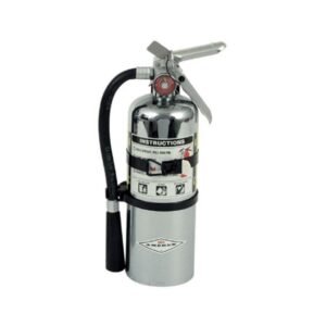 Amerex B402TXC | 5 lb ABC | Dry Chemical Fire Extinguisher with Vehicle Bracket | 3A 40B:C - Chrome