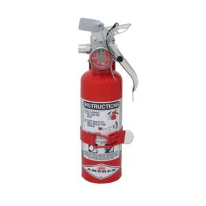 Amerex A384T | 1.4 lb Halotron I | Clean Agent Fire Extinguisher with Vehicle Bracket | 2B:C