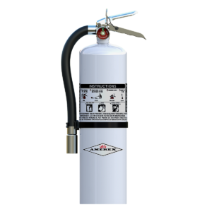 Amerex 551 HT Series | 12.5 lb Halotron BrX | Clean Agent Fire Extinguisher with Hose | 2A:10BC