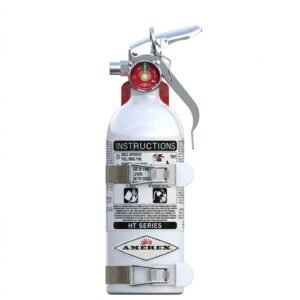 Amerex A537TS HT Series | 1.79 lb Halotron BrX | Clean Agent Fire Extinguisher with Nozzle | 2B:C