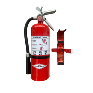 Amerex B500TX | 5 lb ABC | Dry Chemical Fire Extinguisher with Vehicle Bracket | 3A 10B:C