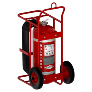 Amerex 674 | 150 lb Halotron I | Wheeled Clean Agent Fire Extinguisher | 2A:10B:C