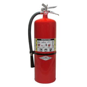 Amerex 423X | 20 lb ABC Brass Valve | Dry Chemical Fire Extinguisher with Wall Bracket | 10A:120B:C